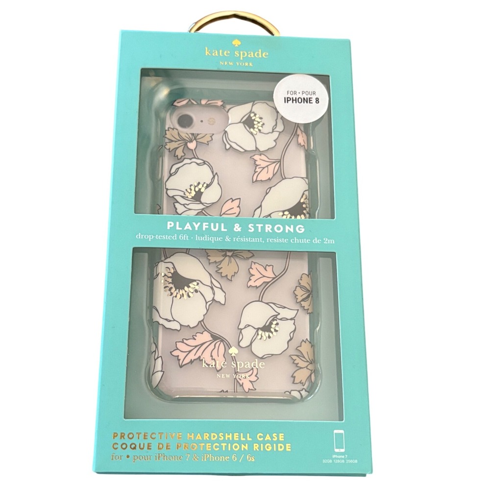 Kate Spade New York Floral iPhone 8 7 6s Protective Hardshell Phone Case